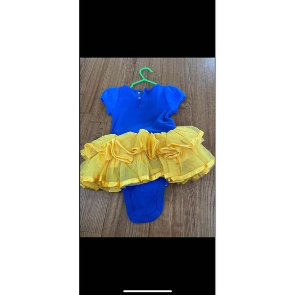Disney Baby Infant Snow White Dress Outfit Tutu Princess Halloween Costume 9mo - Picture 3 of 5